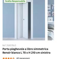 porta a libro bianca 