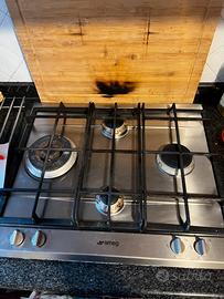 Piano Cottura Smeg (4 fuochi, Inox)