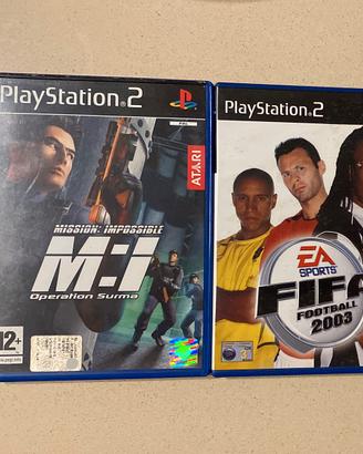 Giochi PS2 Solo Custodia e Manuale