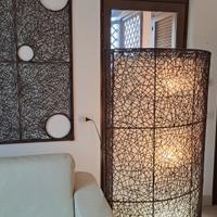 Lampada e pannello decorativo