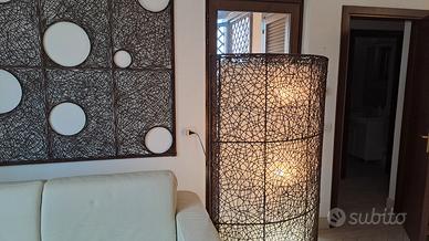 Lampada e pannello decorativo