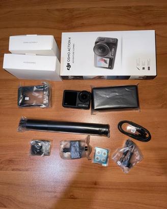 DJI Osmo Action 4 Adventure Combo - Nuova