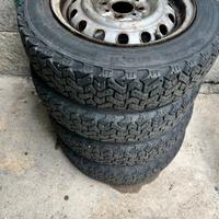 Gomme+Cerchi Fiat panda 141/ Y10  13”pollici