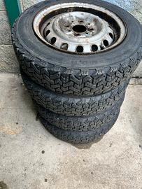 Gomme+Cerchi Fiat panda 141/ Y10  13”pollici