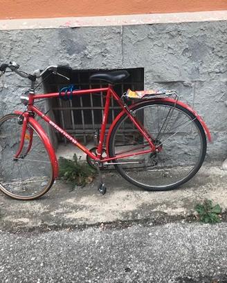 bicicletta da uomo bianchi incidentata