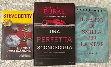Tre libri thriller autori internazionali