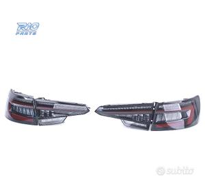 FANALI PER AUDI A4 S4 B9 8W SEDAN 15- LED NERO FUM