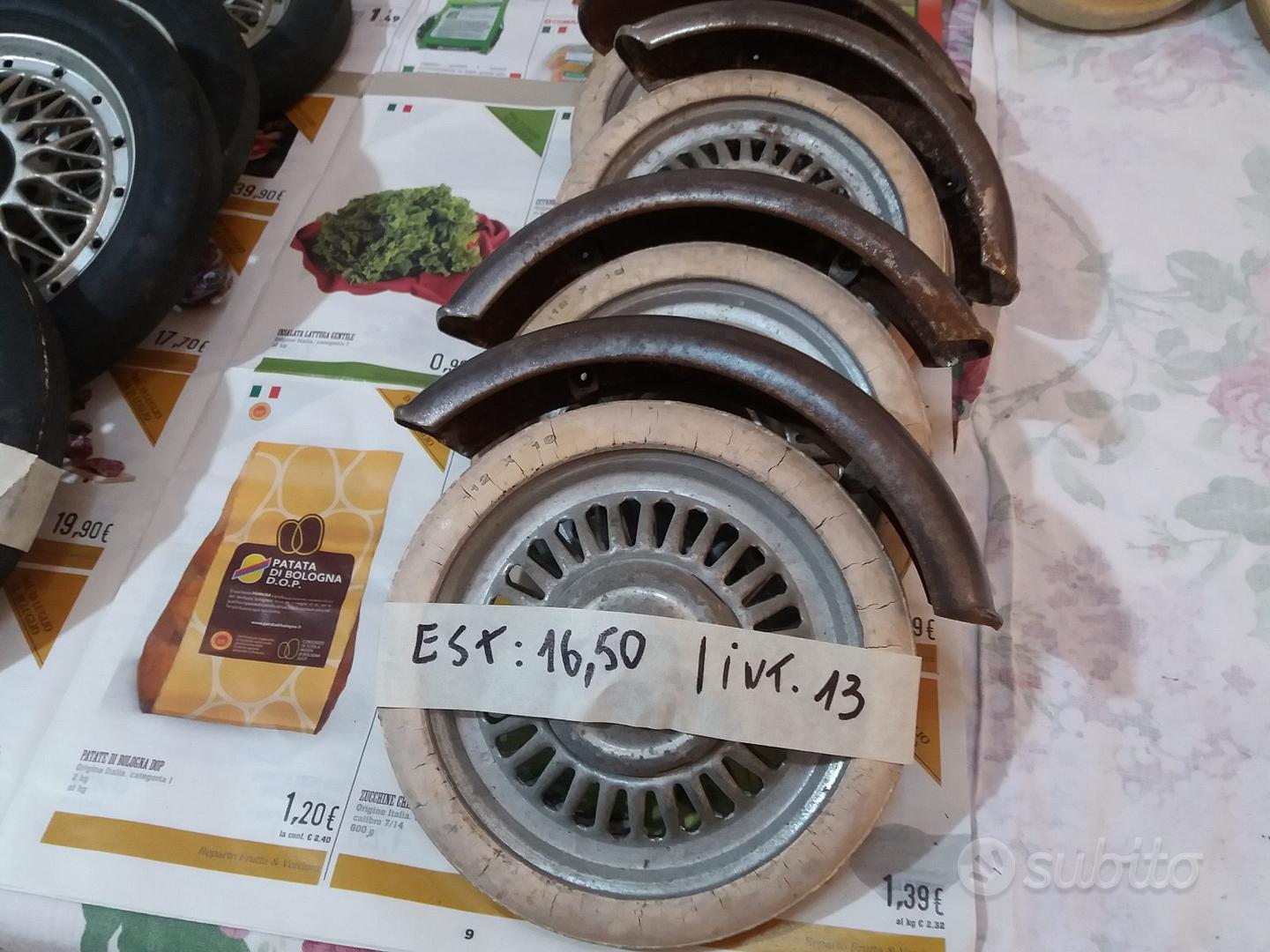 Ruotine vintage Giordani con parafango - Collezionismo In vendita a Modena