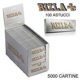 100 Cartine Rizla Silver Corte Trasparente 