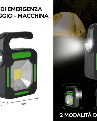 torcia di emergenza portatile campeggio/macchina