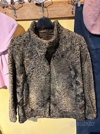 Giacca in astrakan lavorazione artigiana