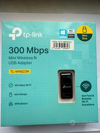 USB WI-FI TP-Link 300Mbps - Per Pc Senza Wi-Fi