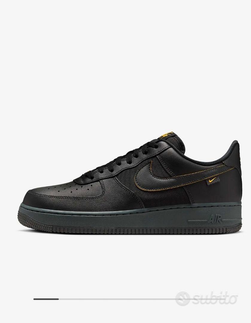 Nike air force nere e oro on sale