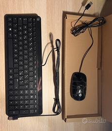 Tastiera+Mouse HP NUOVI con cavo