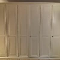 Armadio a 6 Ante Bianco Stile Classico