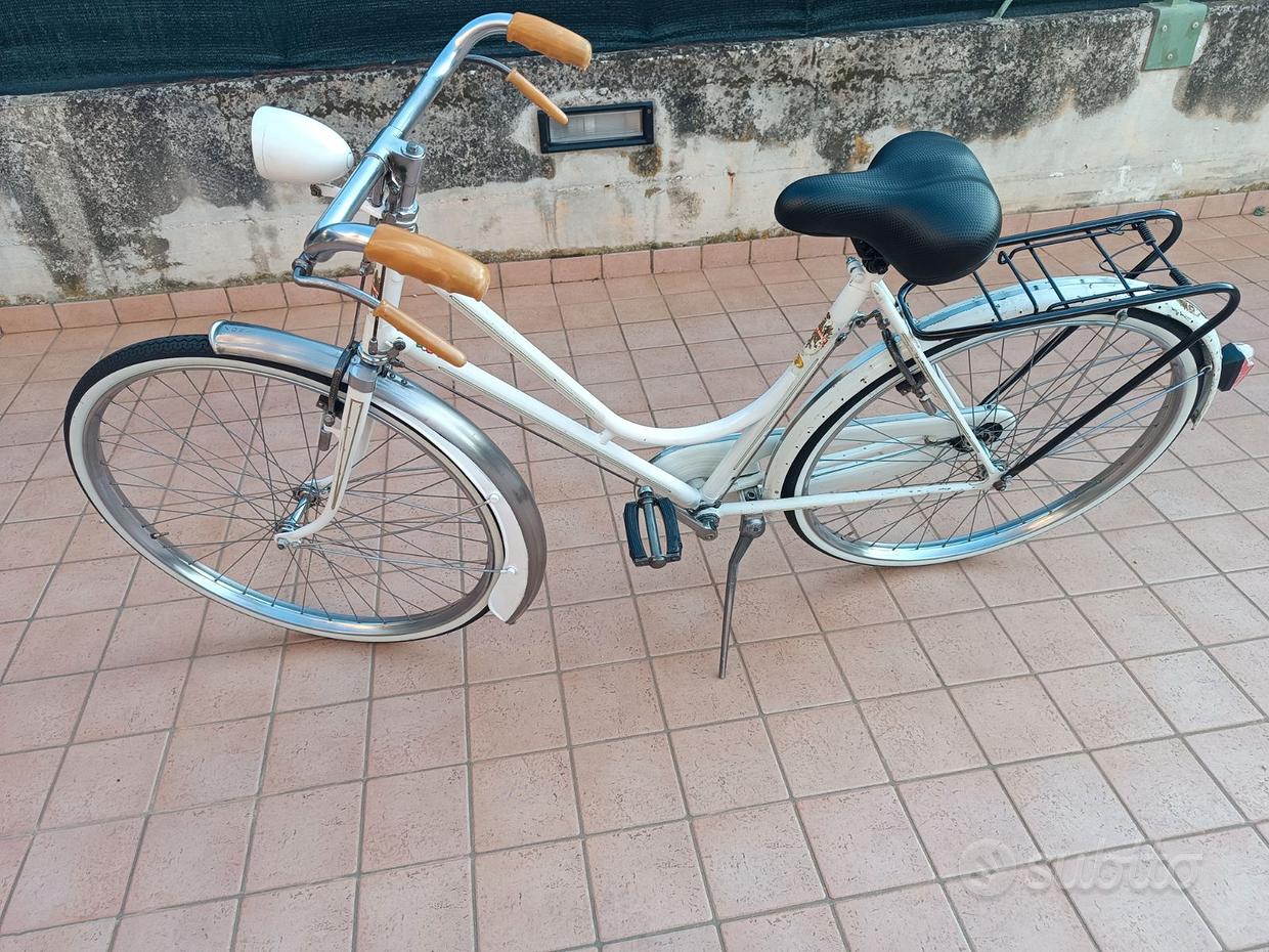 Bicyclette Vintage Italienne Années 40-60 - Cerchi 28, Tige Bacchetta, Cadre Acier 53 Cm | Vélo Rétro Frejus Bianchi