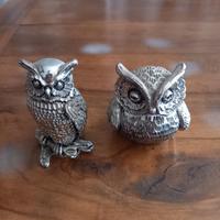 Statuette civette argento laminato marchetti