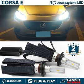 Lampade LED H7 per Opel Corsa E Luce Biana CANbus