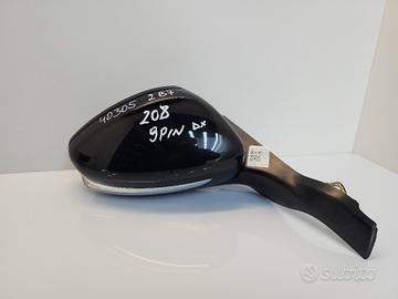 SPECCHIETTO RETROVISORE DESTRO PEUGEOT 208 Serie S