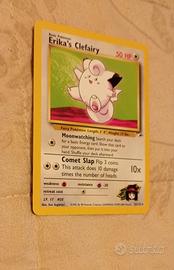 Erika's Clefairy  Pokemon card 25/132  rara