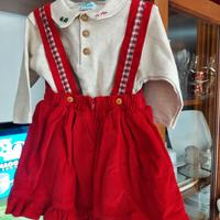vestito bambina Chicco 9 mesi