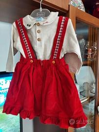 vestito bambina Chicco 9 mesi