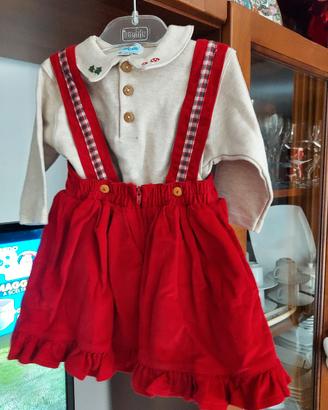 vestito bambina Chicco 9 mesi