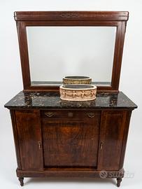 credenza / piattaia XIX sec. con specchiera