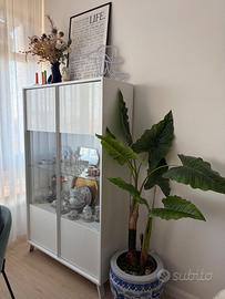 Credenza/Vetrina moderna bianco lucido