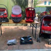 Trio Peg Perego completo + doppia base e accessori