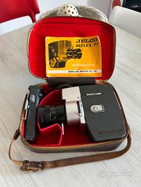 Cinepresa vintage Jelco Zoom Eight 8mm con custodi