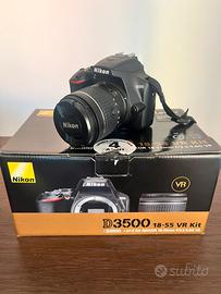 Nikon d3500 reflex + Nikkor AF-P DX 18-55mm VR