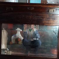 Comò con specchio inizio 900