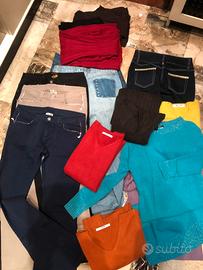 LOTTO ESCLUSIVO  31 PEZZI!JEANS, VESTITI, CAPPOTTO
