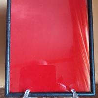 Cornice antica in legno con interno in Velluto