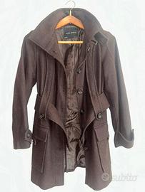 Cappotto Zara Marrone da donna
