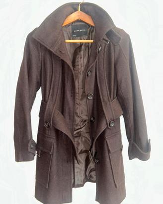 Cappotto Zara Marrone da donna