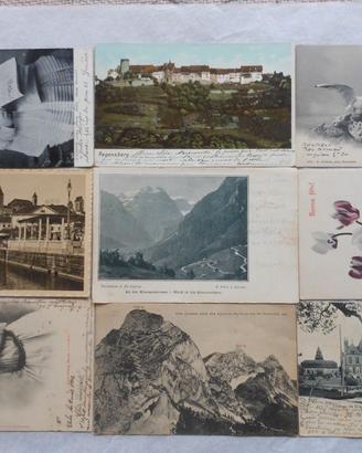 SVIZZERA 1900/24 Vecchie Cartoline Postali diverse