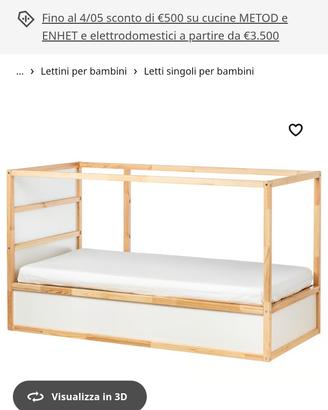 Taranto - letto Kura IKEA 