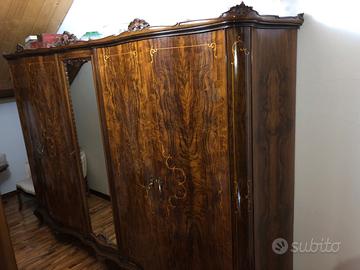 Camera da letto radica anni '50 stile Chippendale