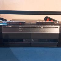 Radioregistratore doppia cassetta Sony