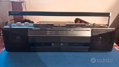 Radioregistratore doppia cassetta Sony