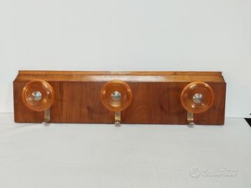 Appendiabiti da parete anni 70 design modernariato