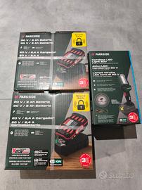 Torcia LED, batterie e caricatori parkside 