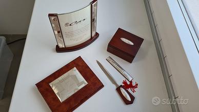Set da scrivania in argento