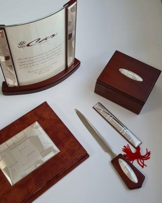 Set da scrivania in argento