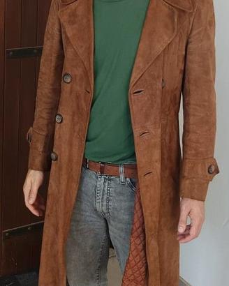 Cappotto in pelle lunga Fibok