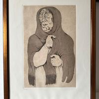 Giuseppe Migneco_Stampa con donna