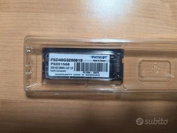 RAM notebook portatile 8GB DDR4-3200 Patriot
