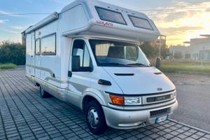 Laika Ecovip 2 iveco gemellato clima cella